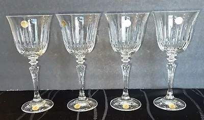 Set Of 4 Cristallerie Zwiesel 24% Lead Crystal Wine Glasses Echt Bleikristall • $35