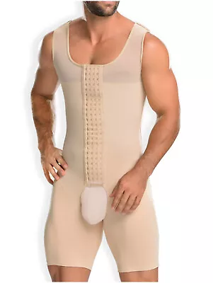 M&D 0061 Full Body Colombian Girdles For Men | Faja Colombiana Para Hombre Beige • $119.90