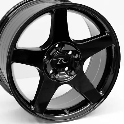 1) 17  Gloss Black 03-04 Cobra Replica Wheel 17x9 5x114.3 +26 Mustang 94-04 SALE • $125