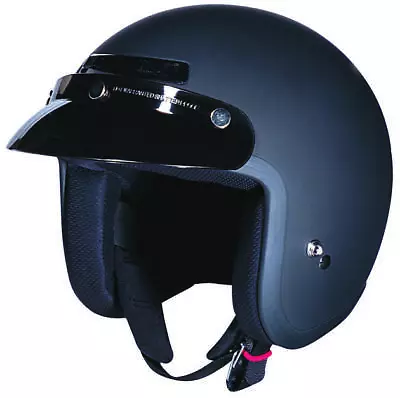 Z1R Jimmy Open-Face Helmet Flat Black 2XL/XX-Large • $69.95