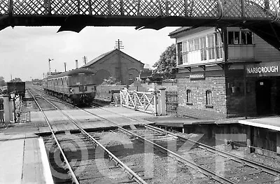 Railway   B/W  Negative   35mm  BR DMU  Narborough  1965. • £4.95