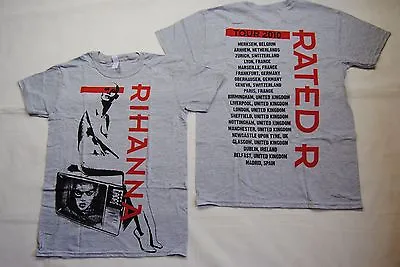 £10.99 • Buy Rihanna Rated R Tour 2010 T Shirt New Official Rude Boy Russian Roulette Rare
