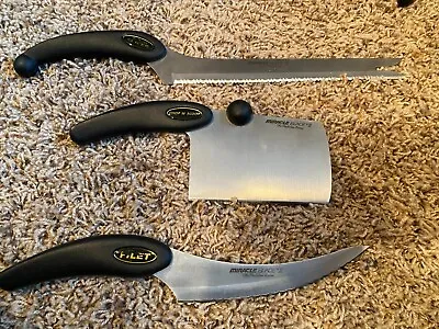 Miracle Blade Knives LOT OF 3- Chop N Scoop Filet And All Purpose Slicer • $28.99