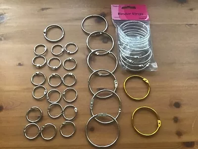 Craft Clearout Craft Bundle Joblot Of Craft Items Binding Rings • £0.99