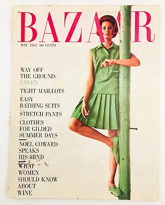 Vintage Harper's Bazaar May 1961 Featuring Lillian Bassman Sokolsky & Avedon • $24