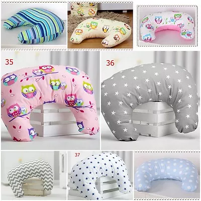 £7.99 • Buy FEEDING NURSING PILLOW MATERNITY BREAST CUSHION BABY SUPPORT Stars Dot Pink Grey