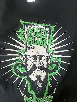 Coney Island Beardo Frankenstein Art T-Shirt • $10