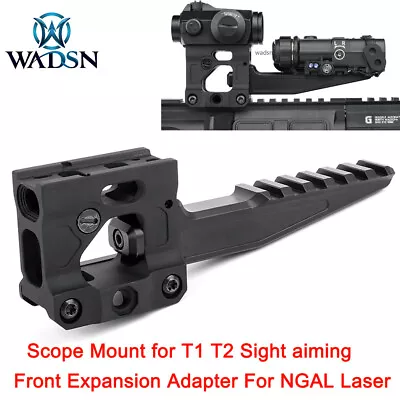 Tactical Optic Mount Aiming Scope Mount For T1 T2 Red Dot Sight DBAL NGAL Laser  • $23.61