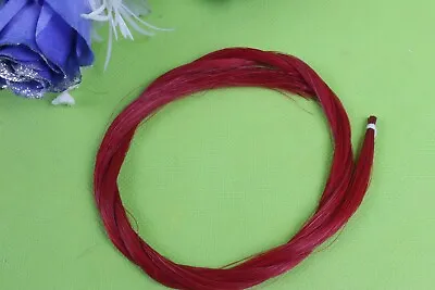 5 Hanks Violin Bow Hair Red Color Mongolia Horse Tail Quality For 5 Bows Parts • $9