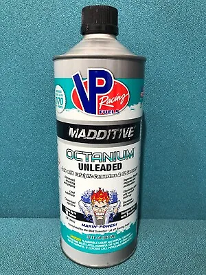 VP Racing Fuels 29505 Madditive Octanium Unleaded Octane Booster 32 Oz Bottle Tr • $28.99