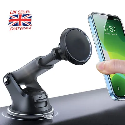 360° Magnetic In Car Mobile Phone Holder Dashboard Windscreen Universal Mount UK • £6.89