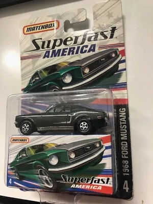 Matchbox Superfast America  1968 Ford Mustang Limited Edition #4 • $16.95