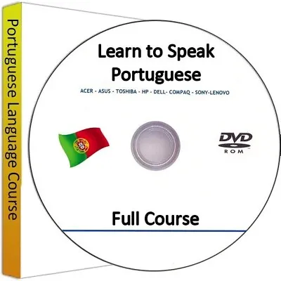 Learn How To Speak Portuguese Language Training Course CD DVD • £7.99