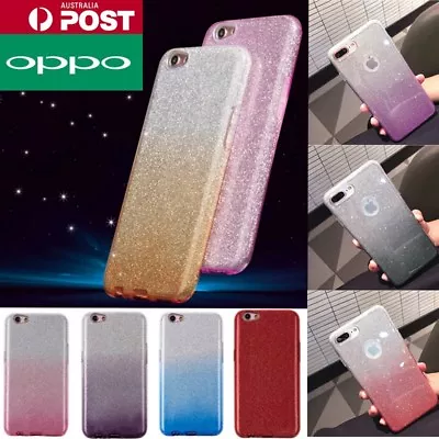 For OPPO A3s AX5 A57 A73 R11s Bling Glitter Pattern Sparky Gradient Case Cover • $6.99