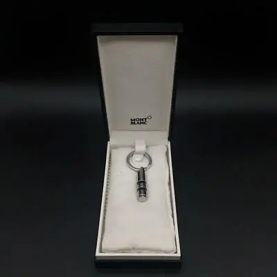 Mont Blanc Black & Silver Keyring Mint In Box E4390 • $149.95