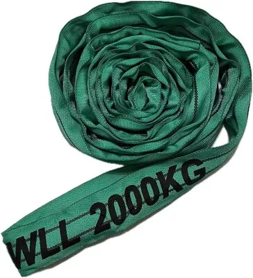 2T Lifting Round Sling Polyester Endless Lifting Strap 2 Ton 2 Metre Circ Length • £9.49