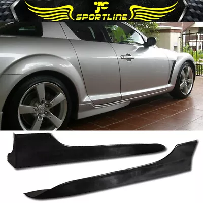 Fits 2004-2010 Mazda RX8 OE Style Side Skirts Rocker Panel 2pcs PU • $105.98