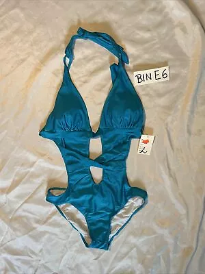 Apollo Swimwear Blue Green Monokini Women’s Size M • $11