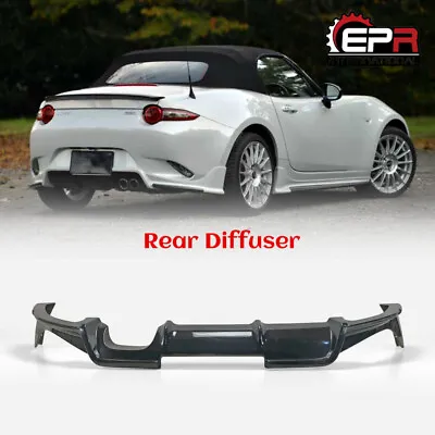 ESQ Style FRP Rear Diffuser Under Spoiler Kit - For Mazda MX5 ND Miata Roadster • $2728.66