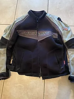 Men’s Victory Motorcycle Jacket 2XL Vintage • $40