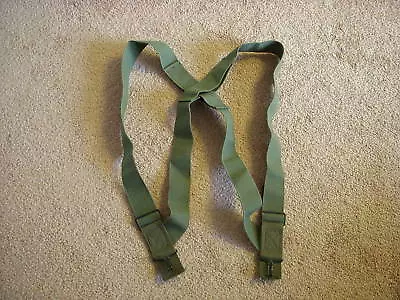 2 Us Military Army Suspenders Od Green • $11.38