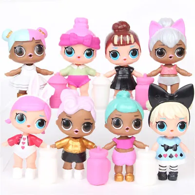 Set Of 6 - 8 Pcs LOL Dolls L.O.L Surprise Ball Lil Sisters Pets Toys Girls Gift • £11.99