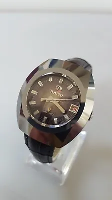 Vintage Swiss Rado Balboa Stainless Steel Automatic Men's Watch With Date. • £215
