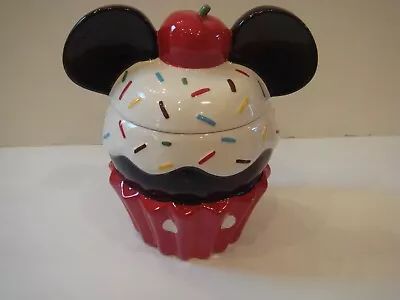 NEW Disney Mickey Mouse Cupcake Canister • $49.99