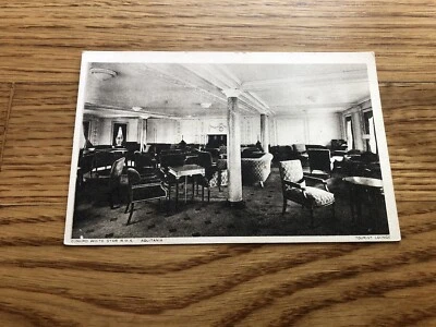 £5.92 • Buy RMS Aquitania Postcard Tourist Lounge / Cunard White Star