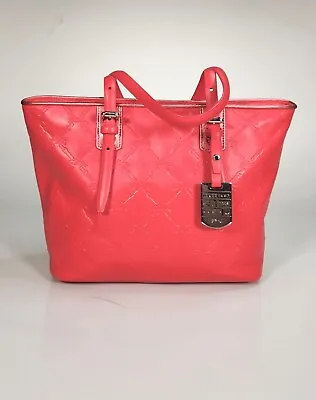 LONGCHAMP LM Cuir Large Tote Pink Rose Bag Leather Handbag Purse Logo NWOT • $220