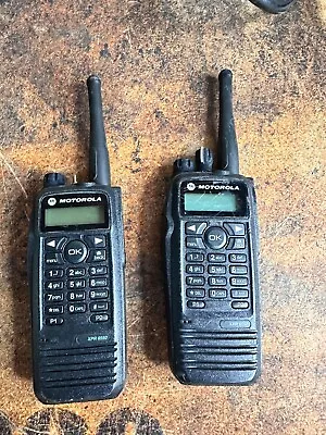 2 Motorola XPR6550 UHF DMR Two-way Radios - Black AS-IS • $125