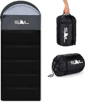 Sail Xl Sleeping Bag Extra Wide For Big & Tall Person 3-4 Season Uk • £30.99
