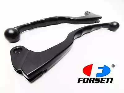 Yamaha Yz465 80-81 Black Forseti Front Brake & Clutch Lever Set Pair • $22.24