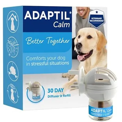 NEW ADAPTIL Calm Home Diffuser With 30 Day Refill -  48 Ml (Pack Of 1) • £34