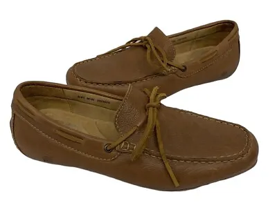 Born Mens Virgo Slip On Shoes Lace Moc Toe Moccasin Driving Drivers Shoes 8/41 • $39.99