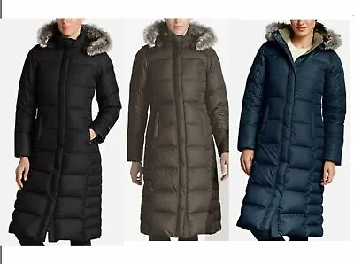 NEW Eddie Bauer 18X Women's Lodge Down Duffle Coat Parka 5 Colors Available • $146.30