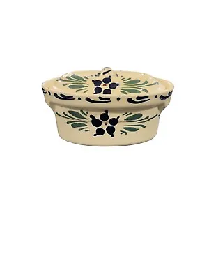 VINTAGE French Pottery Terrine Casserole From 1960’s Floral Free Shipping • $50