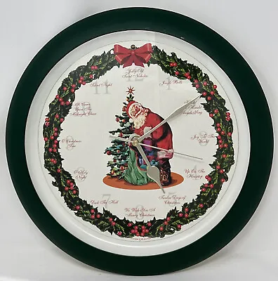 Mark Feldstein Musical Christmas Clock Traditional Carol Top Of The Hour1999 VTG • $19.90