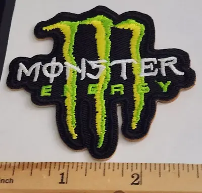 Monster Logo Energy Drink Embroidered Iron/Sew On Patch • $2.50