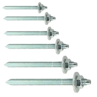 Galvanized Chemical Resin Anchor Bolt Threaded Rod Bar M8 - M24 • £4.18