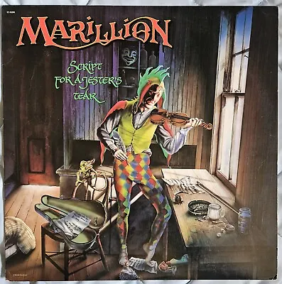 MARILLION SCRIPT FOR A JESTER'S TEAR 1st Press VG+ Cover VG+ Vinyl W/inserts LP • $22.49