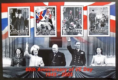 Gibraltar - 2005 - VE Day - SG MS 1133 - MNH • £0.69