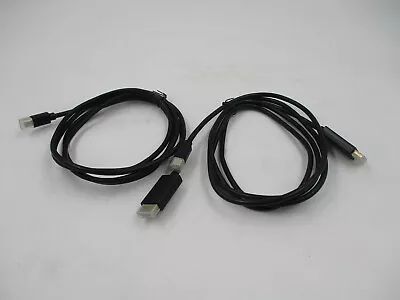 Lot Of 2  Tripp-Lite Mini DisplayPort To HD Male To Male 6ft Cable P586-006-HDMI • $7.99