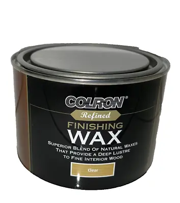 Clear Refined Finishing Wax 325g Ronseal Colron For Fine Interior Wood Funiture • £13.58