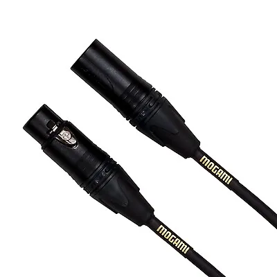 Mogami Gold Studio 06 XLR To XLR 3-Pin Gold Contacts Straight Connectors 6Foot • $59