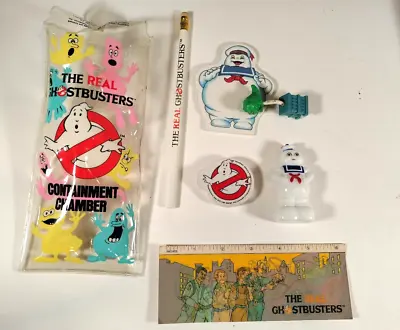 McDonalds 1987 Real Ghostbusters Complete Set Of 7 Happy Meal Toys • $40