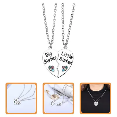  Letter Necklace Chokers For Girls Sister Love Alloy Material Friendship • $8.55