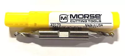 Morse 7/32  Double End Mill HSS Ball Nosed 2 Flute USA Made 43173 • $11.15