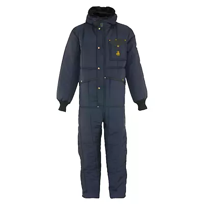 RefrigiWear Men's Iron-Tuff Insulated Coveralls With Hood -50F Cold Protection • $259.76