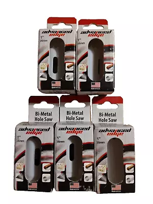 1  In 25 Mm 5pcs MORSE HOLE SAW  Premium Bi-metal High Performance - Made In USA • $17.97